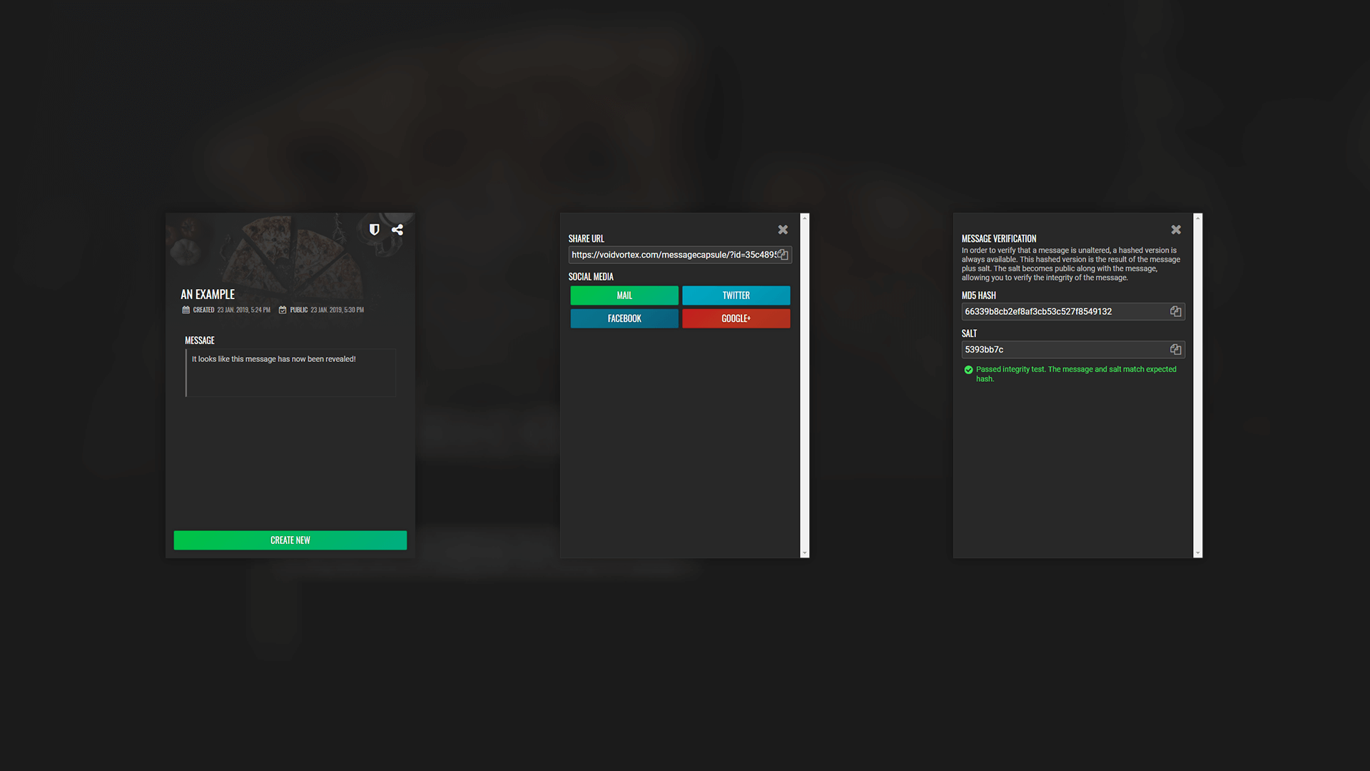 A screenshot showing that the interface also scales to mobiles.